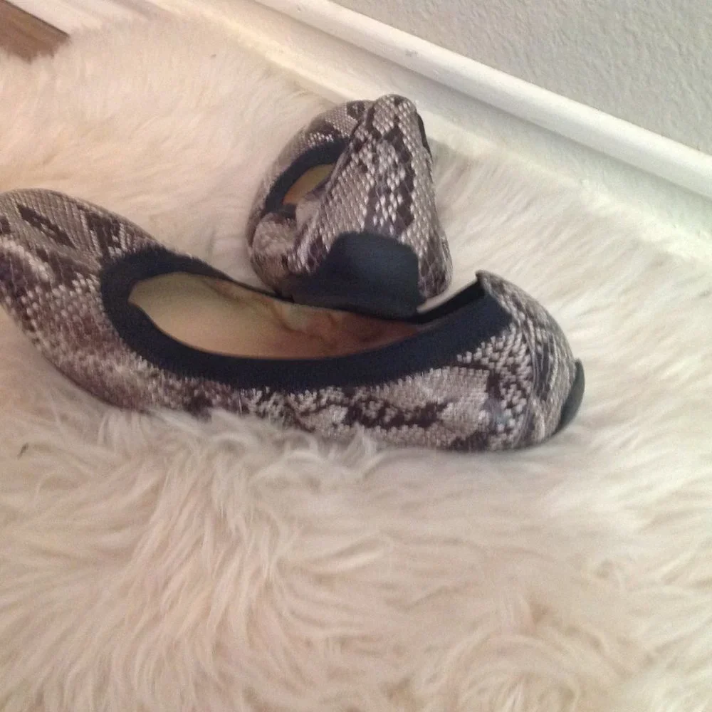Cole Haan snake print flats - Picture 3 of 5